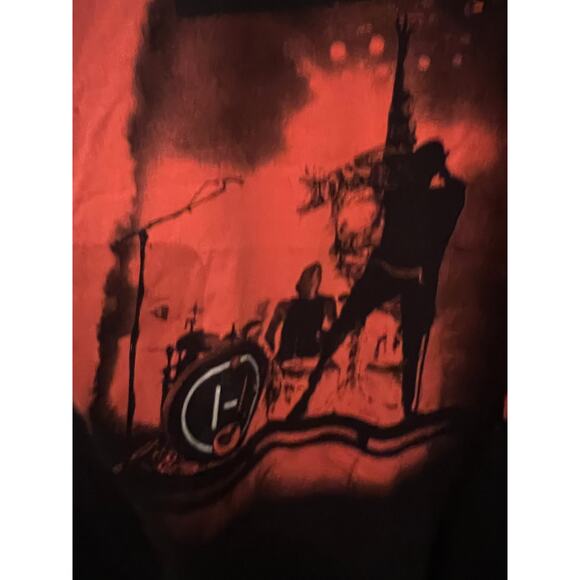 Next Level Twenty One Pilots TOP Band Shirt Medium Black Rock Pop Double Sided - Picture 6 of 7